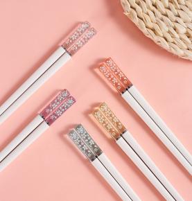 A4-0406 Jelly Alloy Chopsticks Set